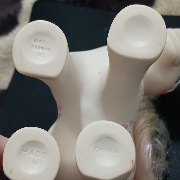 Vintage 1987 Hasbro Sundance My Little Pony white Flower Plastic Figurine Pony - Picture 9 of 9